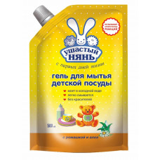 Ушастый нянь гель для посуды/дет.дой-пак 500мл.