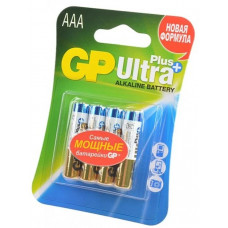 Элемент питания gp ultra+ 24a aaa/lr03х4шт