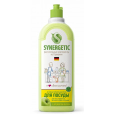 Средство для посуды Synergetic 1л яблоко дозатор