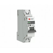Выключатель автомат Ekf proxima 1p 50а (с) 4.5ka mcb4763-1-50с-pro ba 47-63