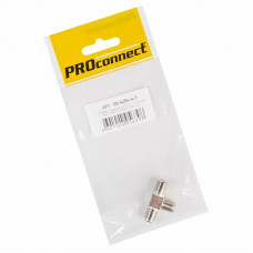 Tv переходник антенный PROconnect f - тройник 3 гнезда