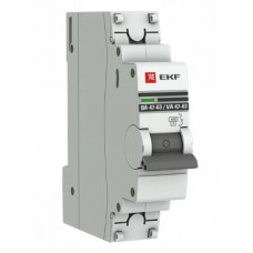 Ekf proxima автомат 1p 20а (с) 4.5ka mcb4763-1-20с-pro ba 47-63