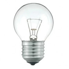 Лампа Philips p45 40w e27 cl шар прозрачный