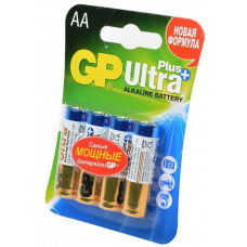 Элемент питания gp ultra+ 15а aa/lr6х4шт