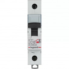 Автоматический выключатель Legrand tx3 1р 10а c 6ka 404026