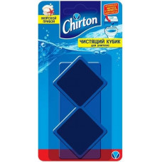 CHIRTON Чистящий кубик для унитаза Морской Прибой 2*50г