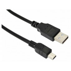 Шнур mini usb/usb-a Rexant 0.2м черный 18-1131-2