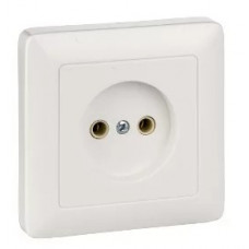 Розетка Schneider Electric Wessen 1-я без заземляющего контакта белая