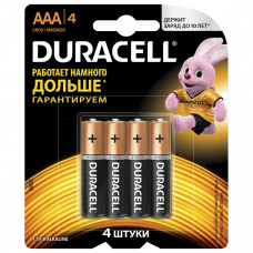 Элемент питания Duracell lr03/mn2400 4штуки