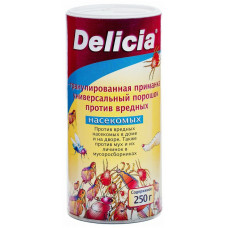 Порошок-приманка Delicia от вредных насекомых 250 г